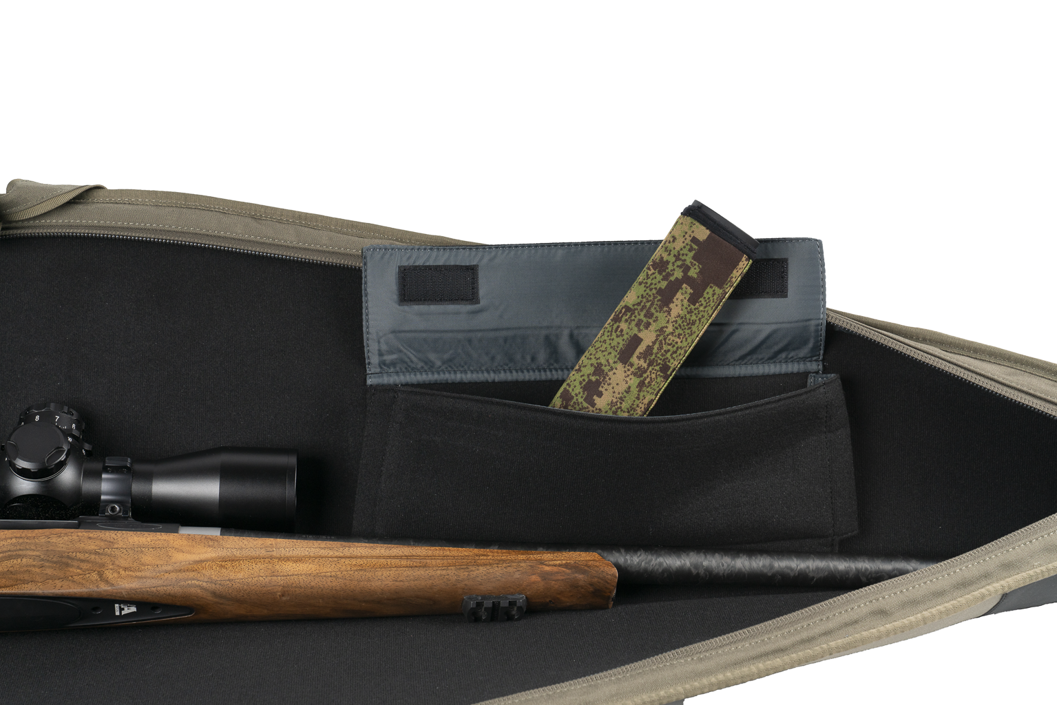 Gewehrtasche Ultimate Hunter mit Schalldämpferfach