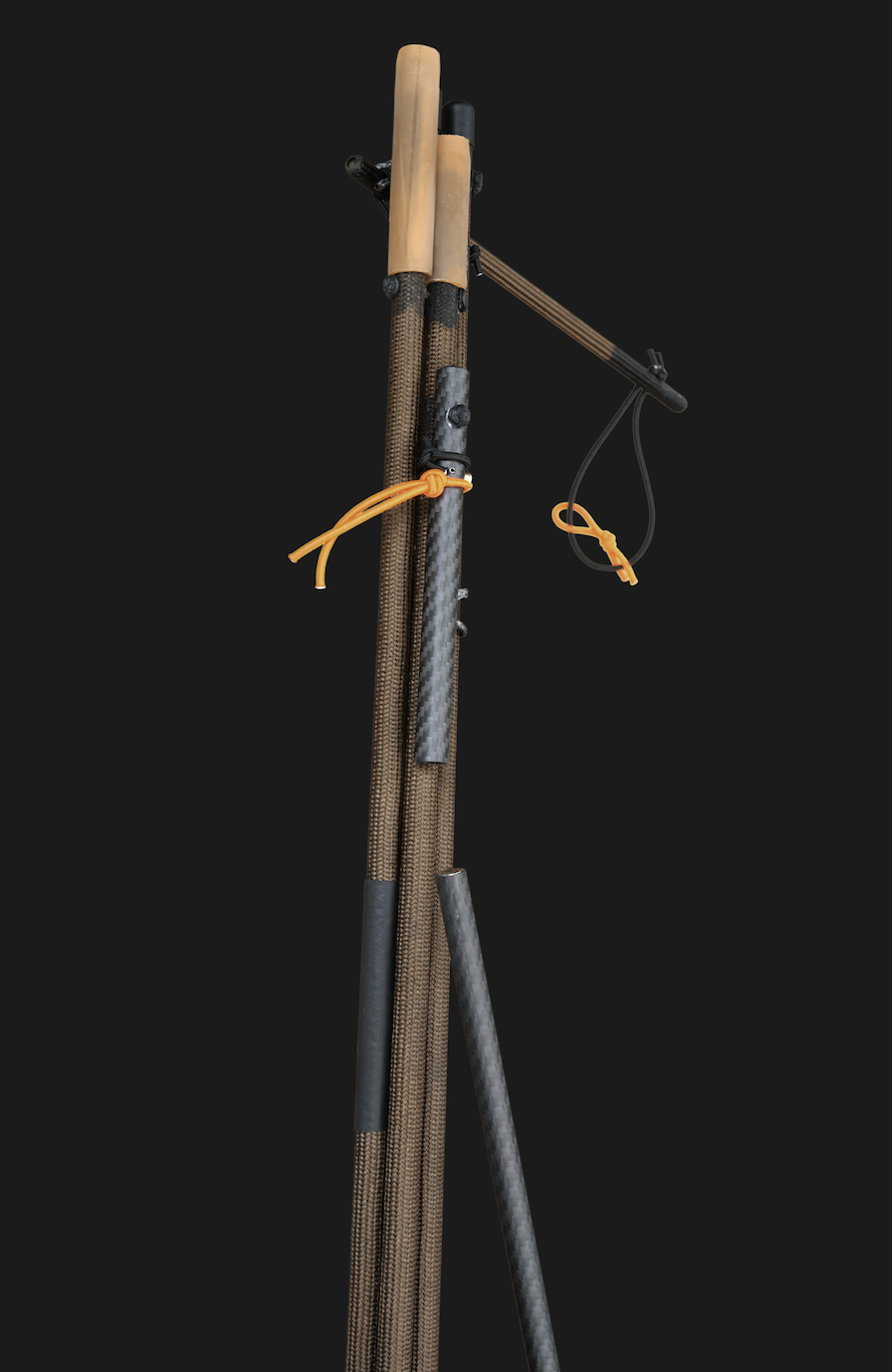 Carbon Ziel- und Bergstock Ultralight Silent